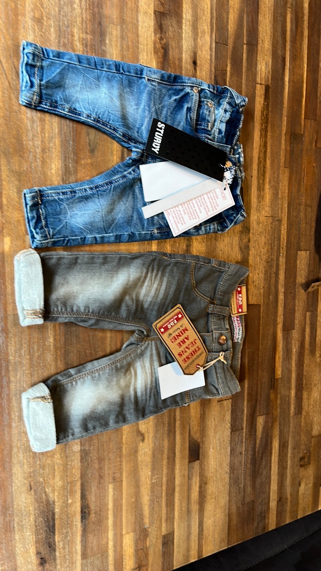 2 jeans maat 56, Ophalen of Verzenden, Nieuw, Jongetje of Meisje, Broekje