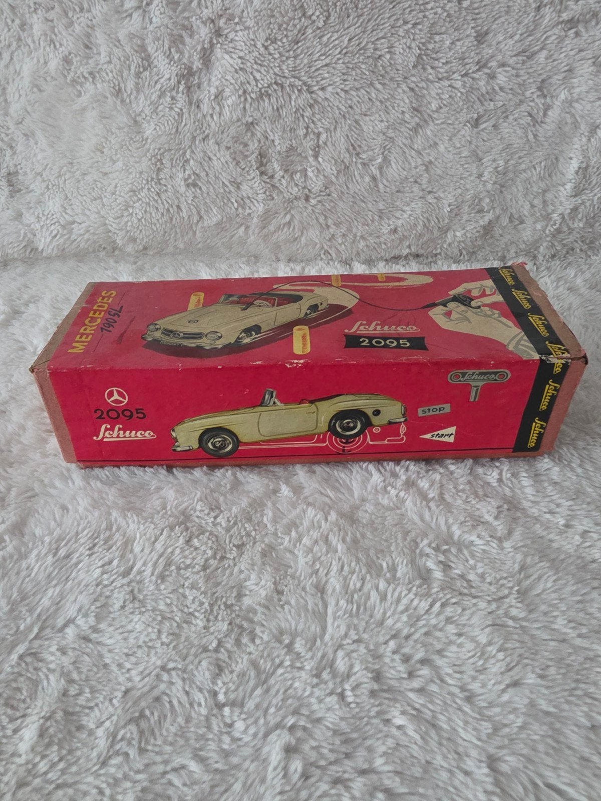 Zeldzame & Complete Schuco 2095 Mercedes 190 SL (Made in Wes, Ophalen of Verzenden, Overige merken