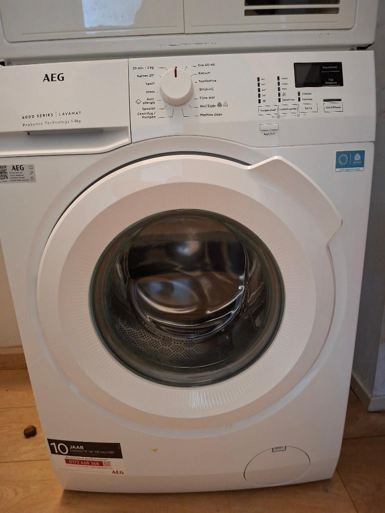 Wasmachine, 6 tot 8 kg, Ophalen, Zo goed als nieuw, 85 tot 90 cm