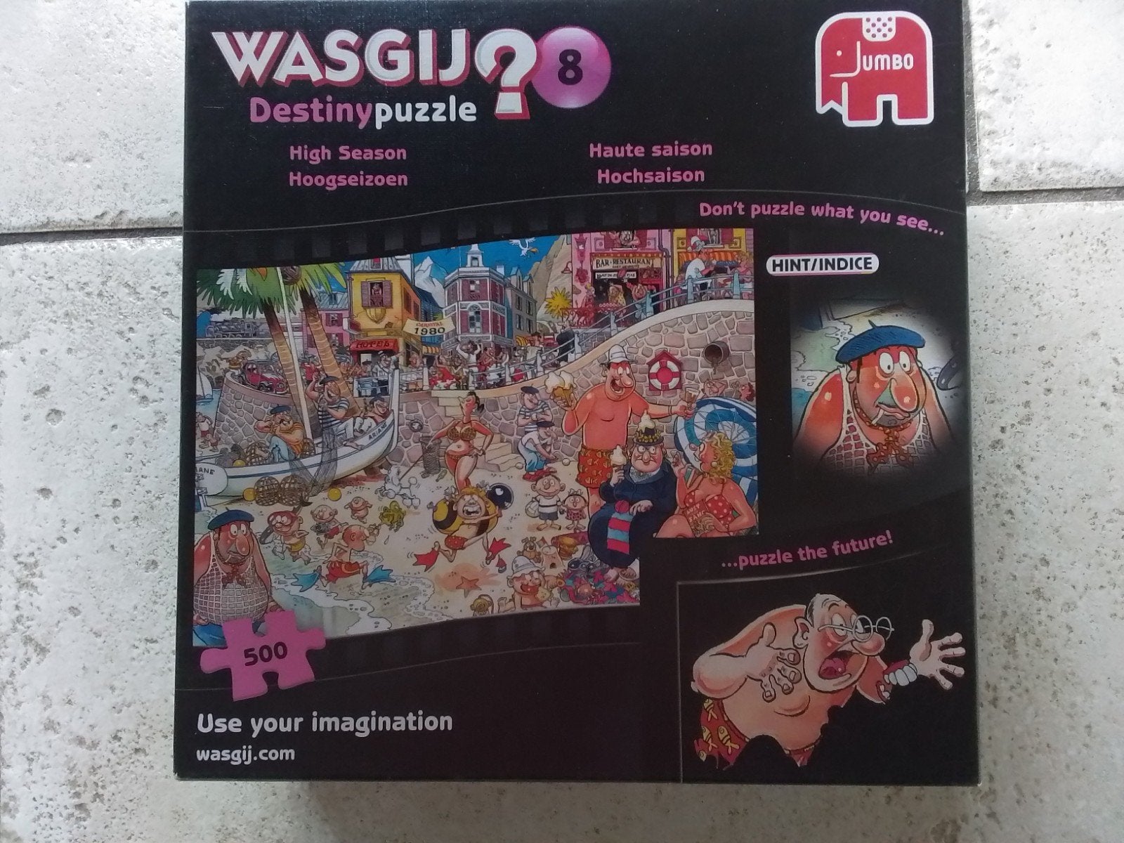 Wasgij Destiny 8 High Season 500 stukjes, Ophalen, 500 t/m 1500 stukjes, Zo goed als nieuw