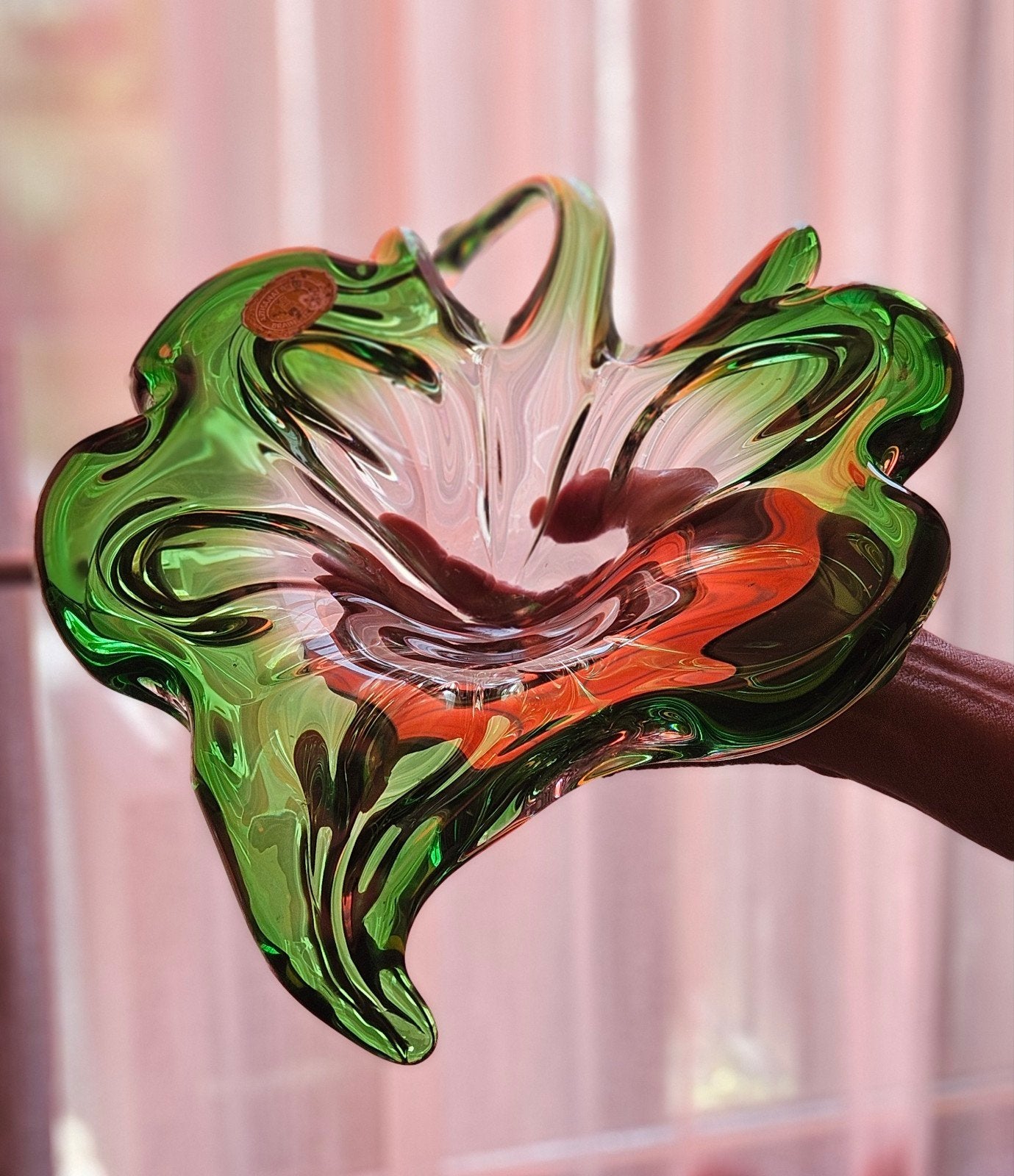 Glazen fruitschaal, Antiek en Kunst, Ophalen