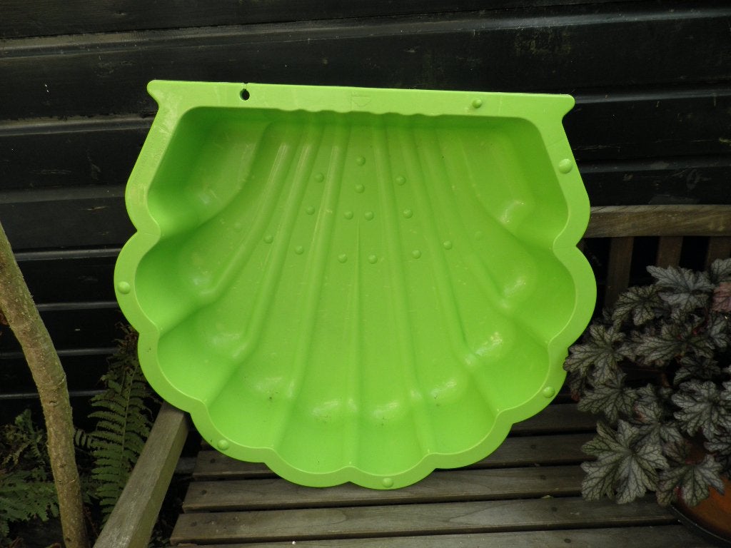 schelp zandbak /water met deksel, Kinderen en Baby's, Ophalen, Zo goed als nieuw