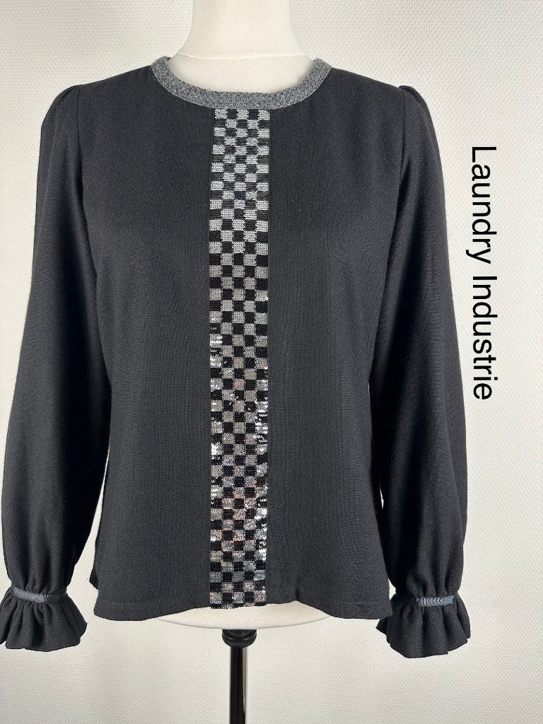 Laundry Industry Trui  (mt: 38) 18,6/9003, Maat 38/40 (M), Laundry Industry, Zwart, Ophalen of Verzenden