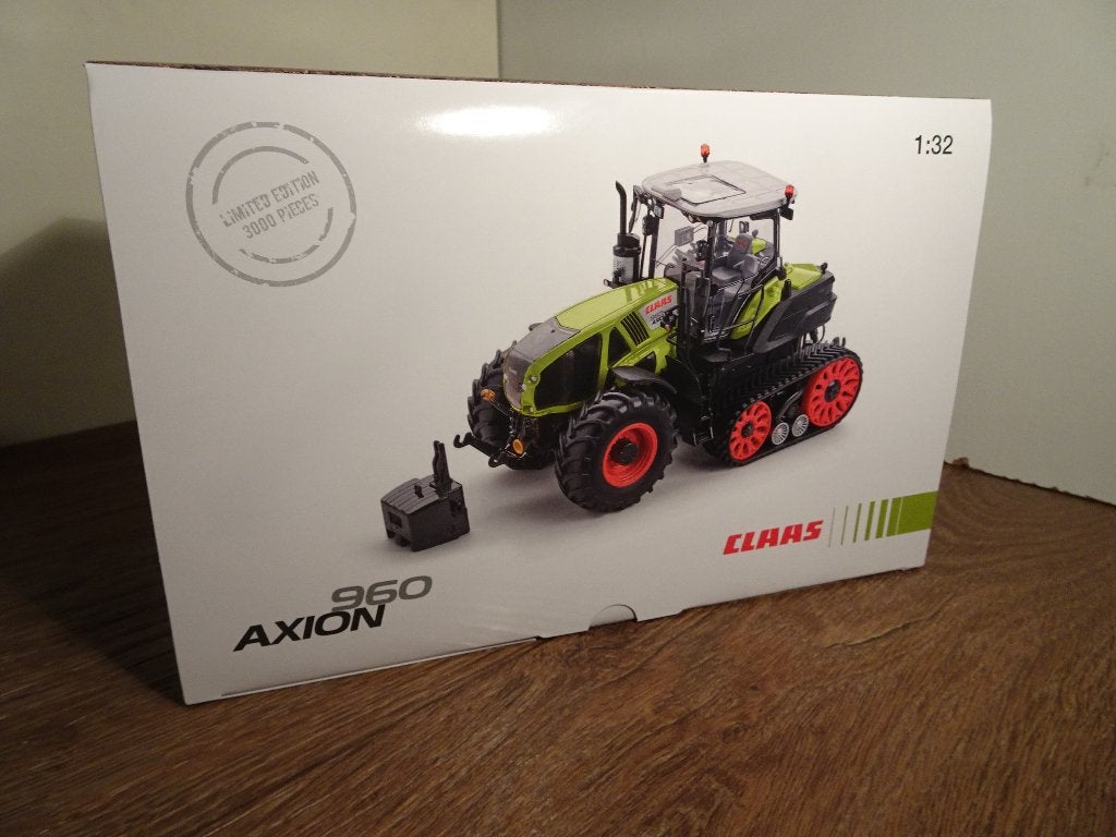 Te koop Wiking Claas Axion 960 Terra Trac Gelimiteerd model., Ophalen of Verzenden, Zo goed als nieuw, Tractor of Landbouw, Overige merken
