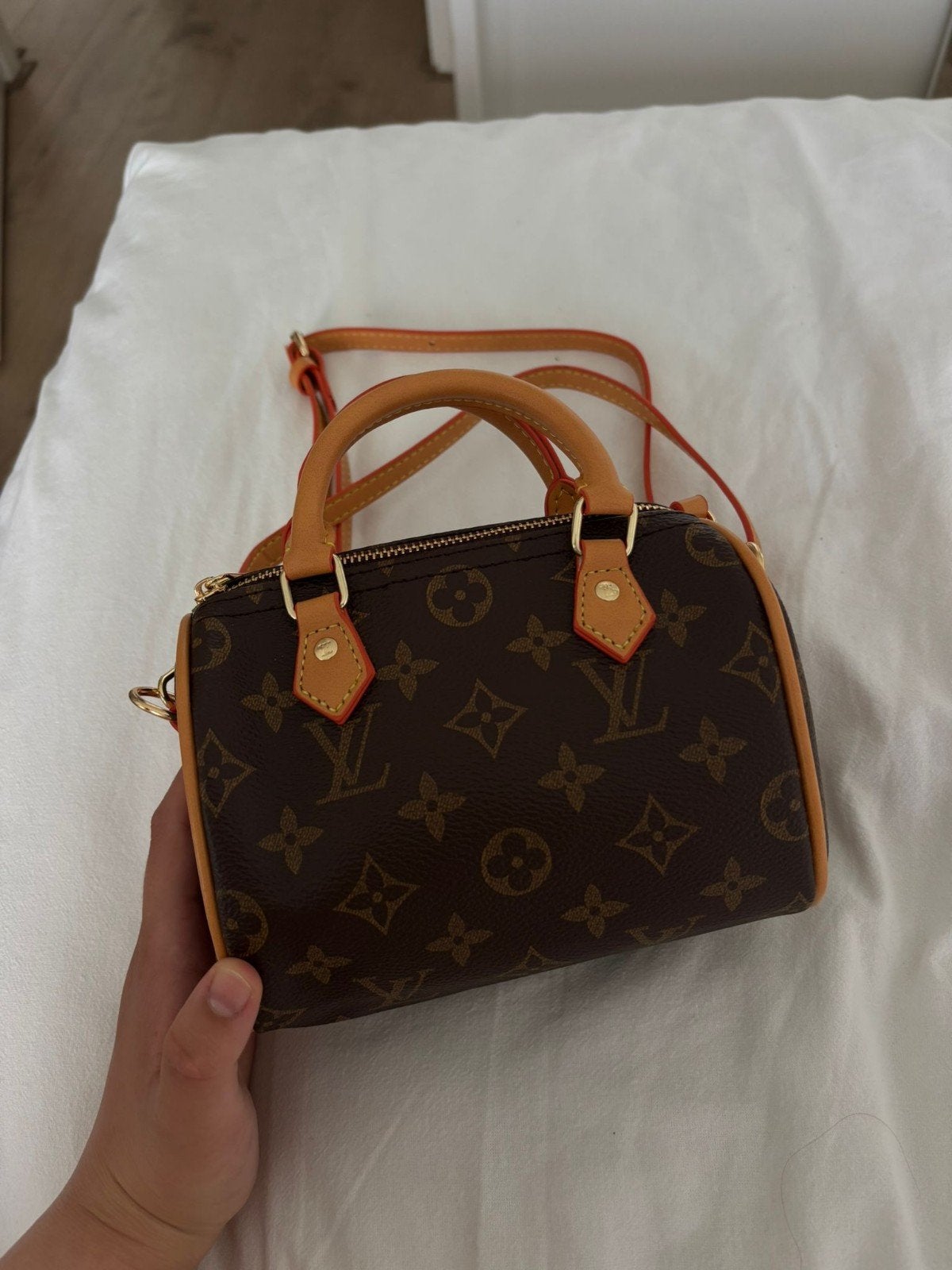 Louis Vuitton Speedy Nano Monogram Tasje, Ophalen of Verzenden