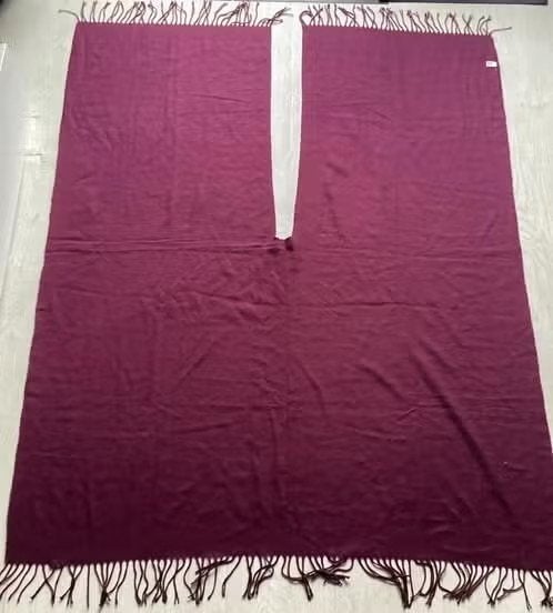 bordeauxrode sjaal / poncho van Rocco Barocco, Maat 46/48 (XL) of groter, Rocco Barocco, Ophalen of Verzenden, Zo goed als nieuw