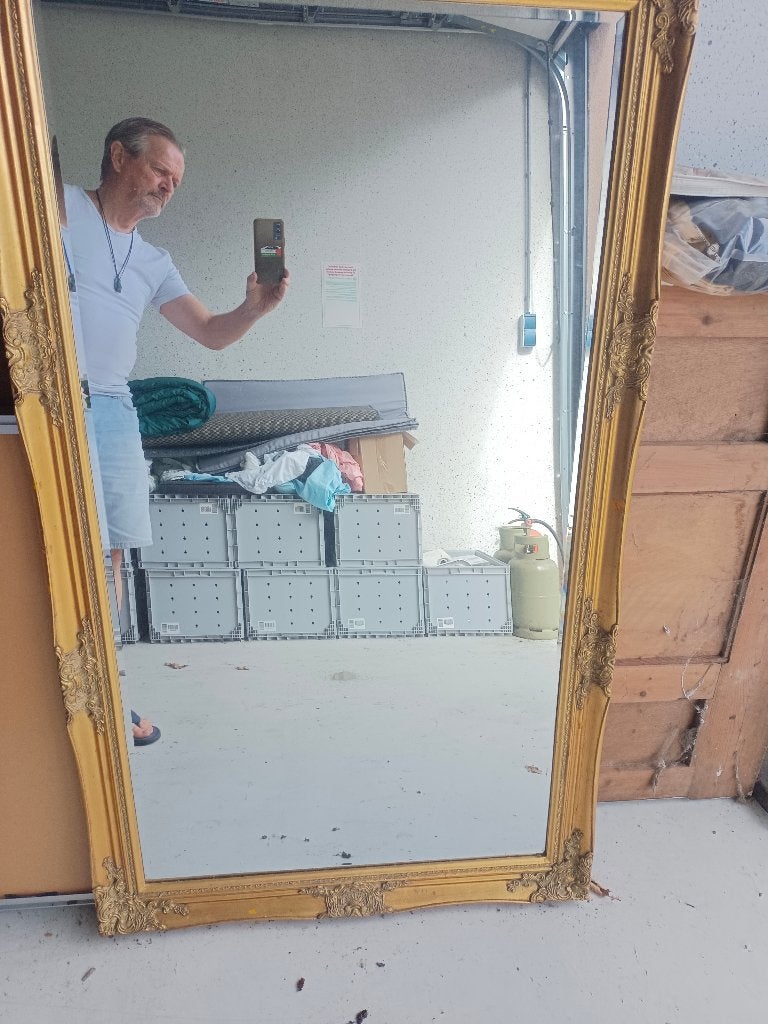 Spiegel, Huis en Inrichting, Ophalen, Gebruikt, 100 tot 150 cm, 75 tot 100 cm