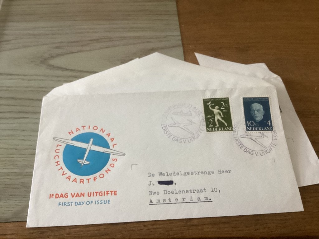 No3149 E18 gelopen Amsterdam Nederland jaargangen fdc, Verzenden, Beschreven, Nederland