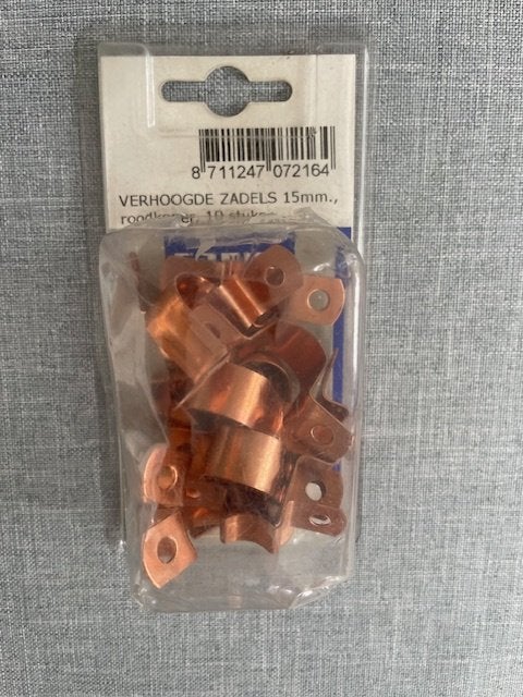 7 Plieger Rood koperen zadels 15 mm Hoog Model, Ophalen of Verzenden, Nieuw, Minder dan 50 mm, Overige typen