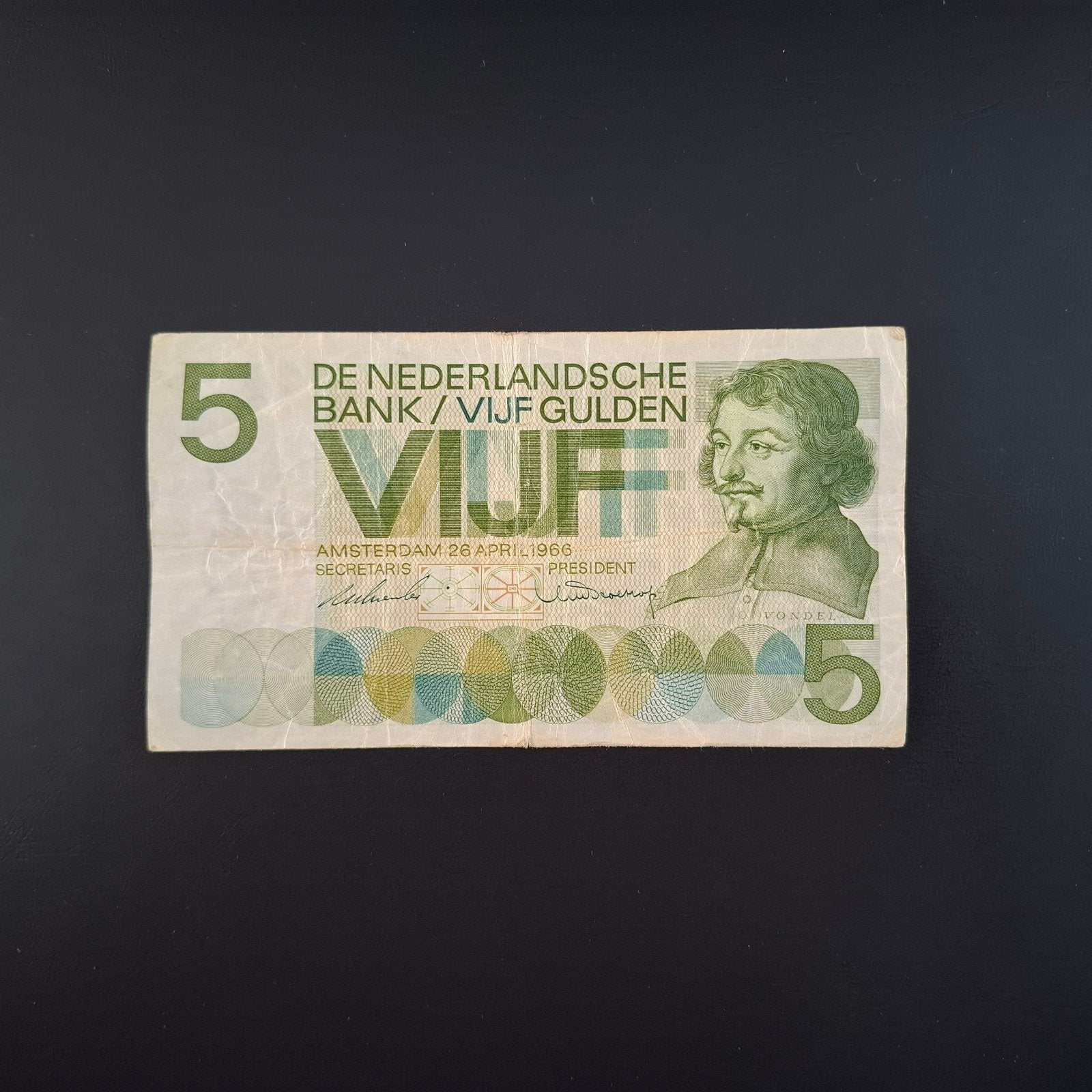 5 gulden Nederland #019, Ophalen of Verzenden, 5 gulden, Los biljet