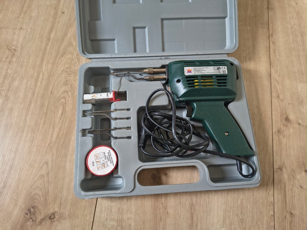 Topcraft soldeerpistool, soldeerbout met toebehoren, koffer., Doe-het-zelf en Verbouw, Gereedschap | Handgereedschap, Overige merken