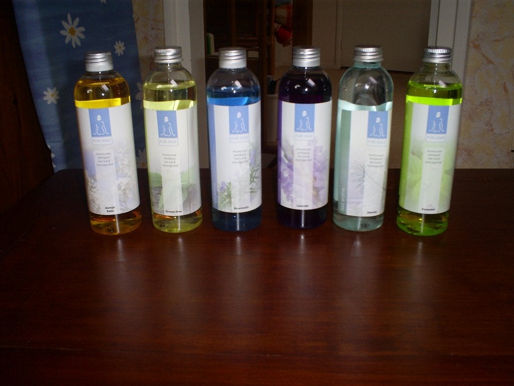 Pure Sense bad aroma 6 flesjes, Ophalen of Verzenden, Nieuw, Bad & Douche