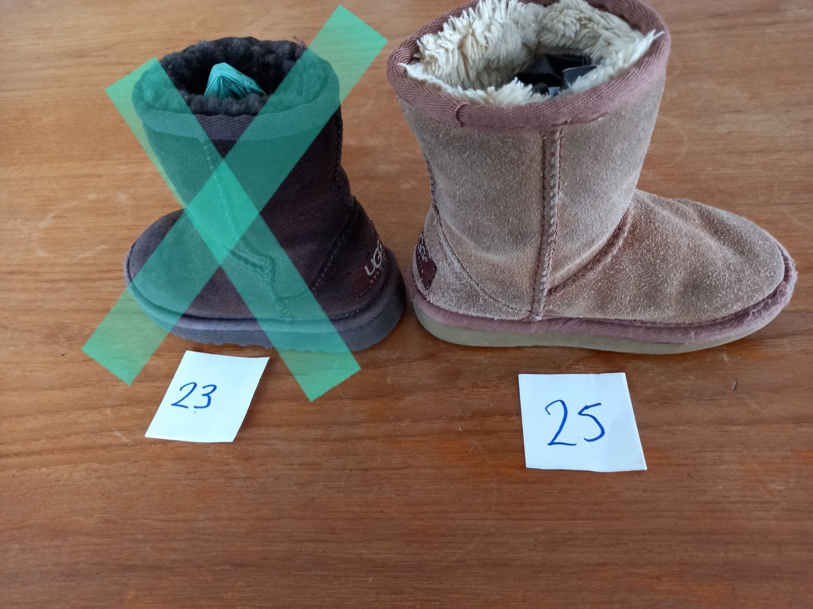 5 stuks laars slof w.o. UGGS, Ophalen of Verzenden, Jongetje of Meisje