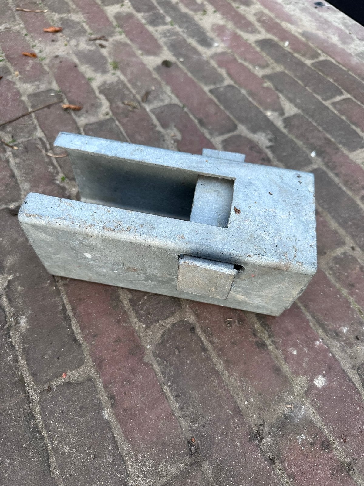 Stevig aanhangwagen slot, Ophalen of Verzenden, Gebruikt