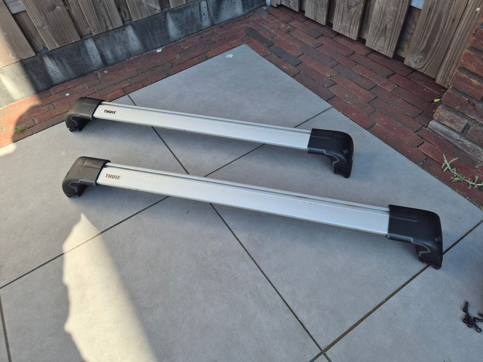 Thule WingBar Edge 959X/959XB dakdragers Seat Leon, Auto diversen, Dakdragers, Ophalen, Gebruikt