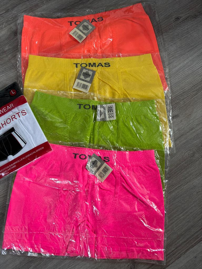 4x boxershorts one size, Kleding | Heren, Ondergoed, Ophalen of Verzenden, Overige kleuren, Tomas, Boxer