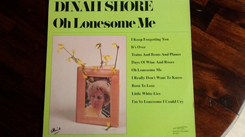 LP - Dinah Shore - Oh lonesome me, Ophalen of Verzenden, Zo goed als nieuw, Jazz, LP