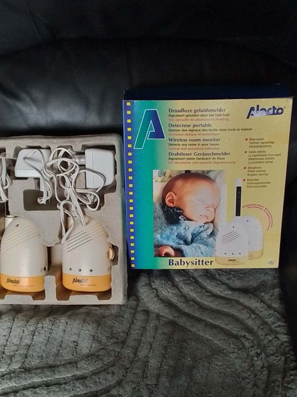 Alecto Babyfoon Draadloze Geluidsmelder - Zo goed als nieuw, Kinderen en Baby's, Babyfoons, Ophalen of Verzenden, Zo goed als nieuw
