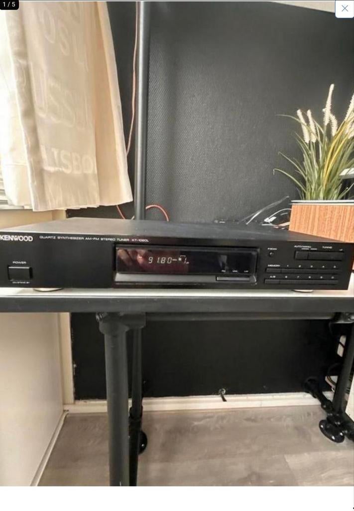 Kenwood KT-120L Stereo Tuner - Vintage Hifi Ontvanger, Ophalen of Verzenden, Gebruikt, Analoog