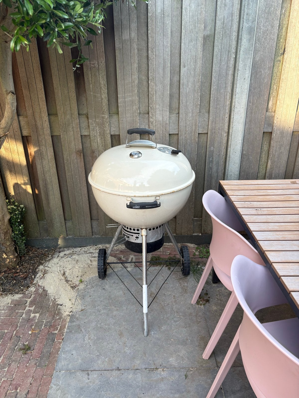 Weber master touch - Crème, Ophalen, Gebruikt