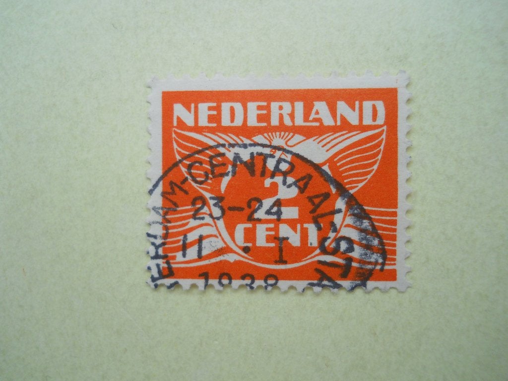 Nederland 1924/25 Vliegende duif gest. R'dam Centraalstation, Postzegels en Munten, Postzegels | Nederland, Ophalen of Verzenden