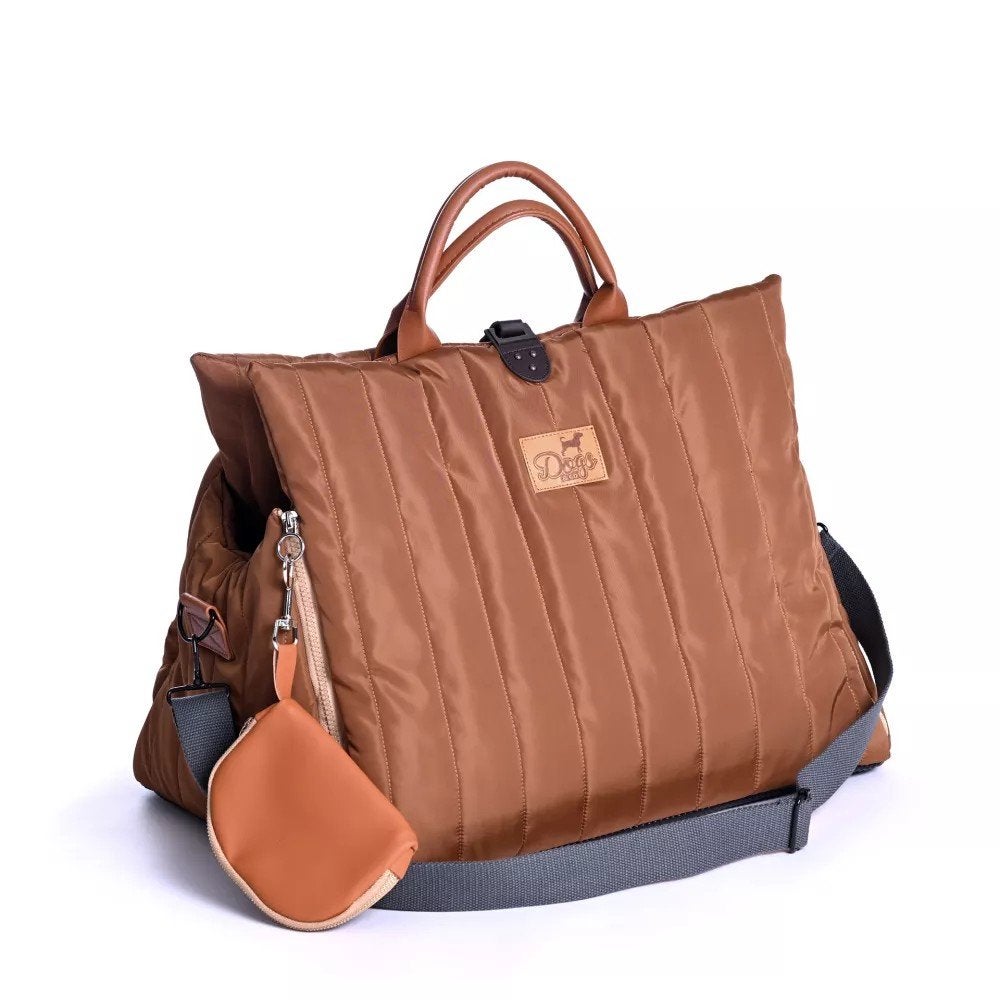 Dogs&Co Luxe Hondentas voor honden tot 8KG - Bruin, Dieren en Toebehoren, Ophalen of Verzenden, Nieuw