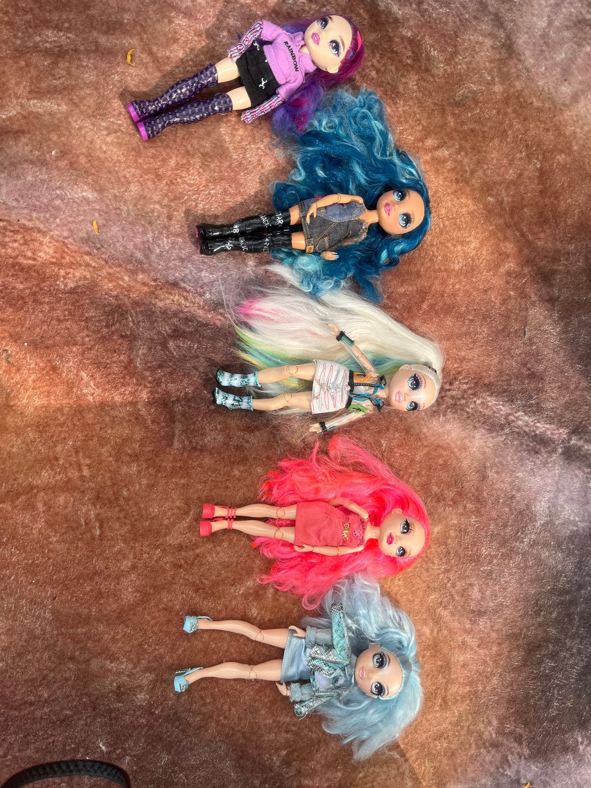 Rainbow High poppen set - 5 stuks, Ophalen, Gebruikt, Overige typen