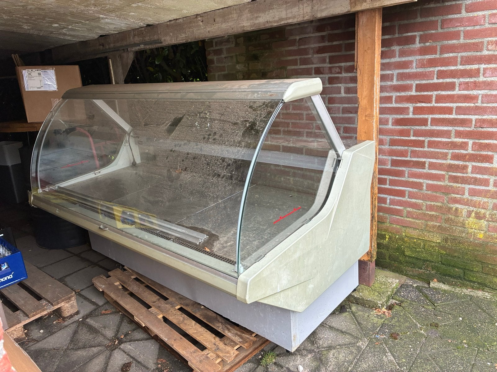 Koeltoonbank 1,98 m breed, Ophalen of Verzenden