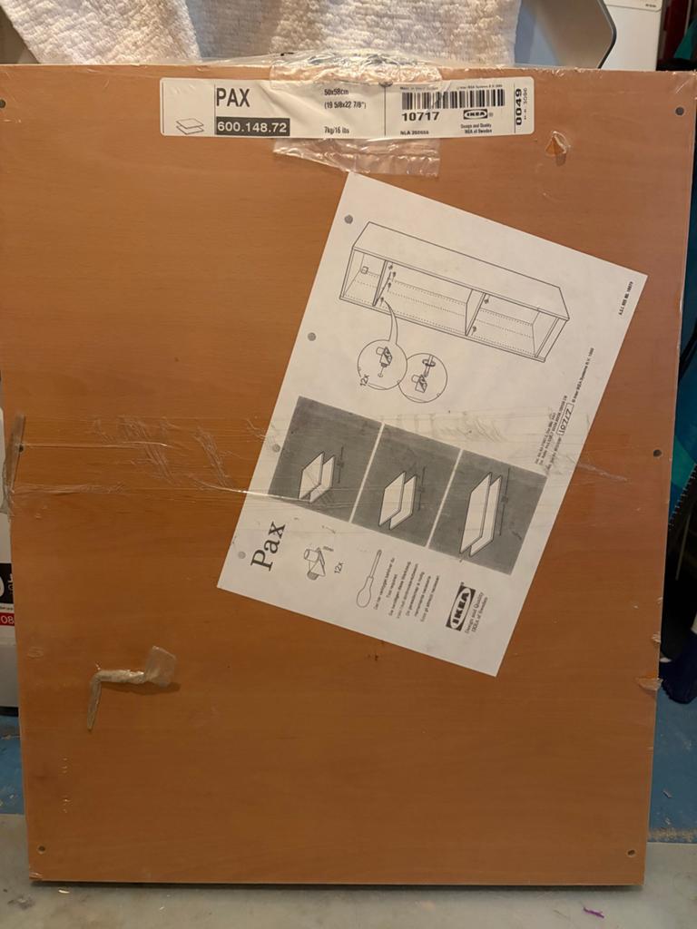 IKEA PAX Komplement plank 50x58cm, nieuw in verpakking, Huis en Inrichting, Ophalen, Nieuw