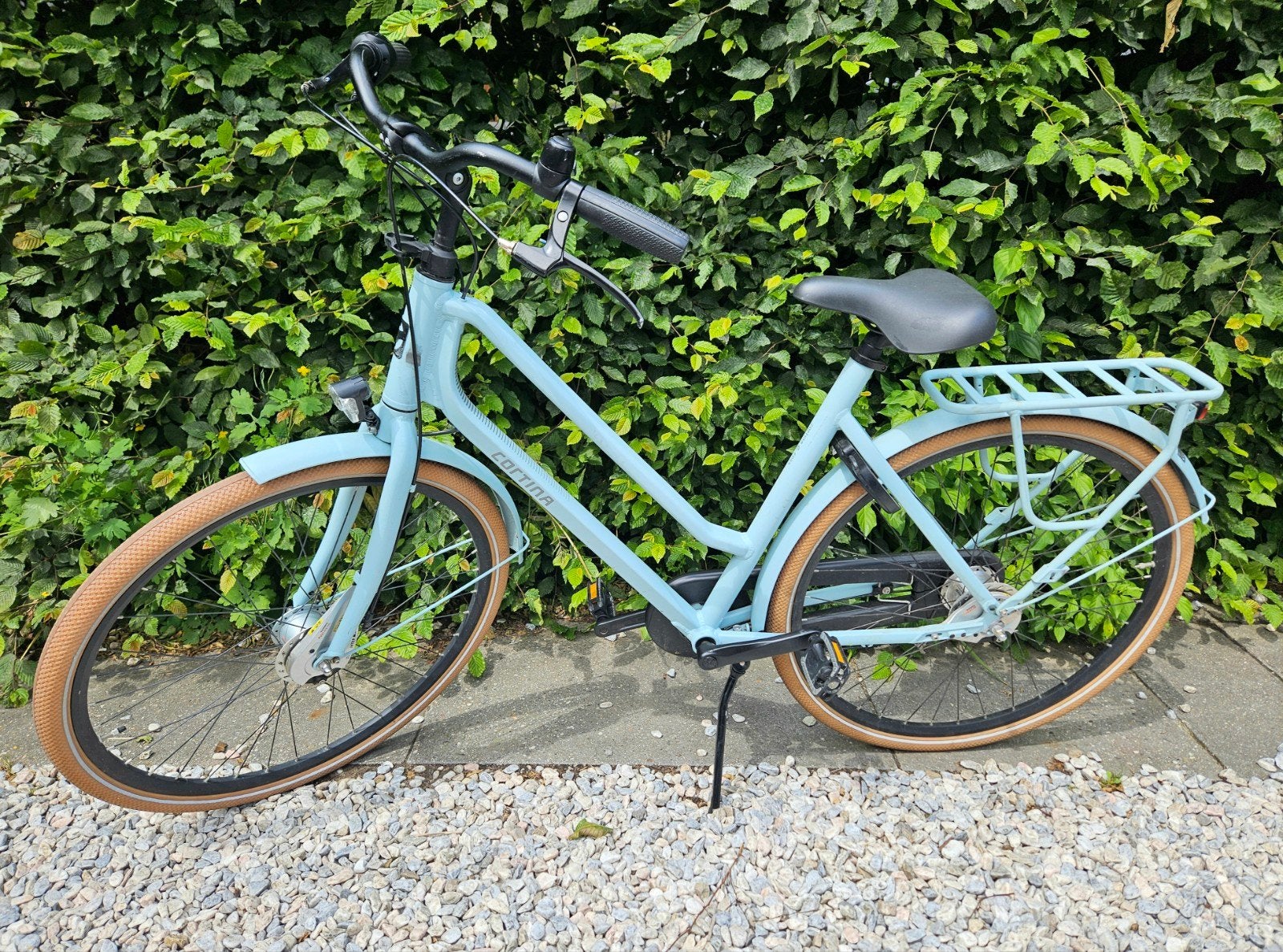 Cortina Foss Damesfiets - Zo goed als nieuw Blue haze matt, Fietsen en Brommers, Fietsen | Dames | Damesfietsen, 53 tot 56 cm