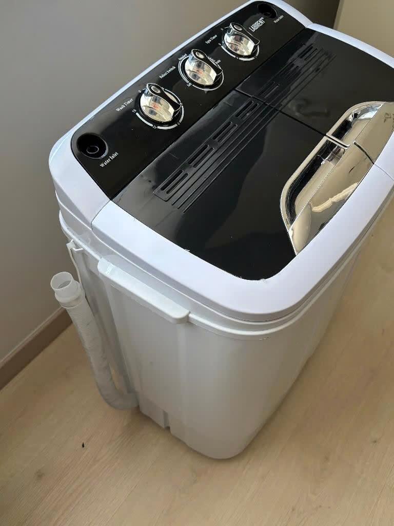 Mobiele wasmachine met centrifuge, Witgoed en Apparatuur, Wasmachines, Handwasprogramma, Minder dan 1200 toeren, Minder dan 85 cm
