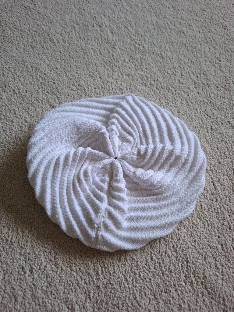 Witte baret meisje voor kerk, Ophalen of Verzenden, Zo goed als nieuw, Meisje