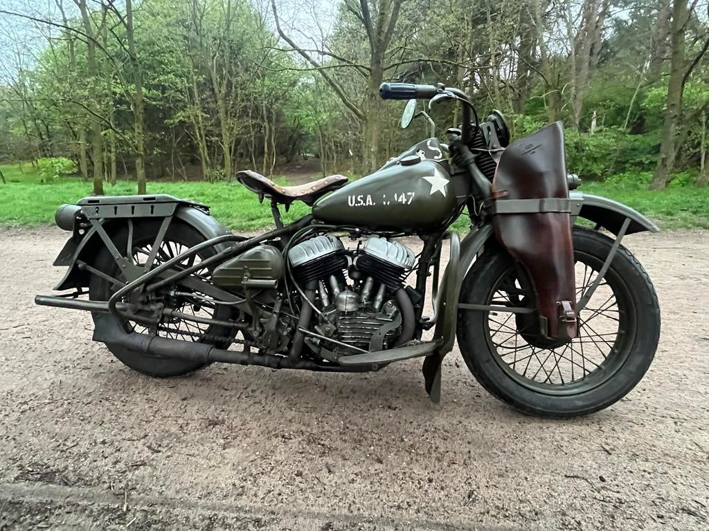 Harley-Davidson WLA Liberator 1943, 2 cilinders, Motorrijbewijs A, Gebruikt, Overig