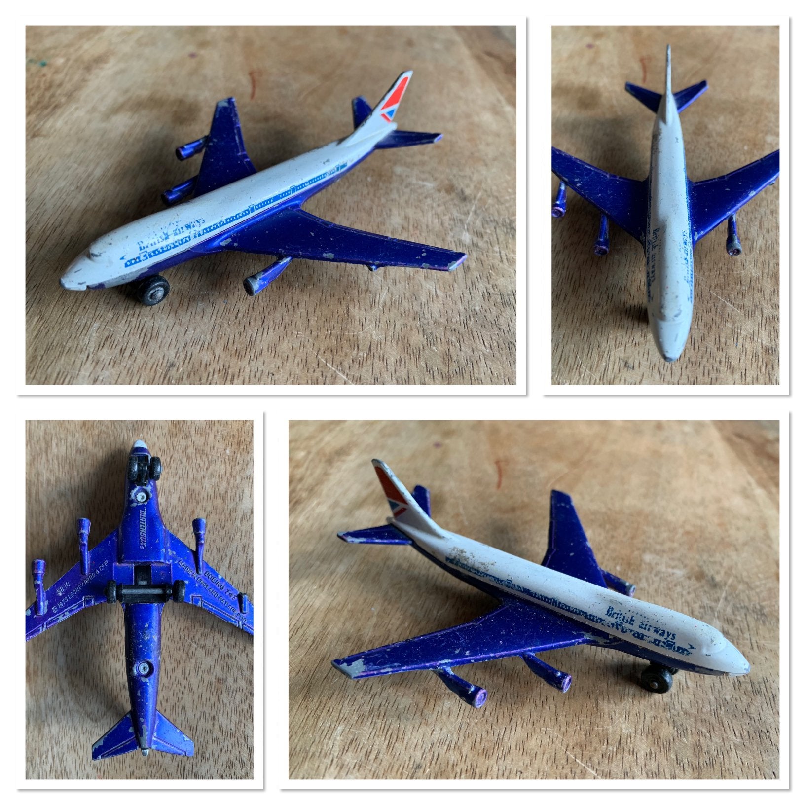 Britisch AirWays: Boeing 747 (MatchBox), Ophalen of Verzenden