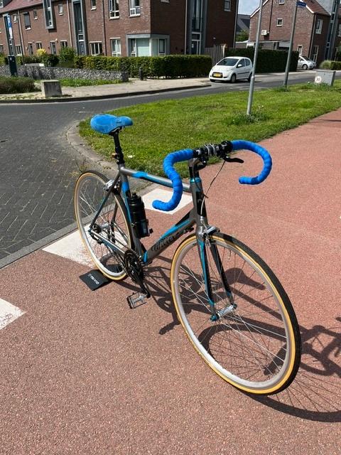 UNIEKE WILIER single speed custom built racefiets, 53 tot 57 cm, Ophalen, Overige merken, Minder dan 10 versnellingen