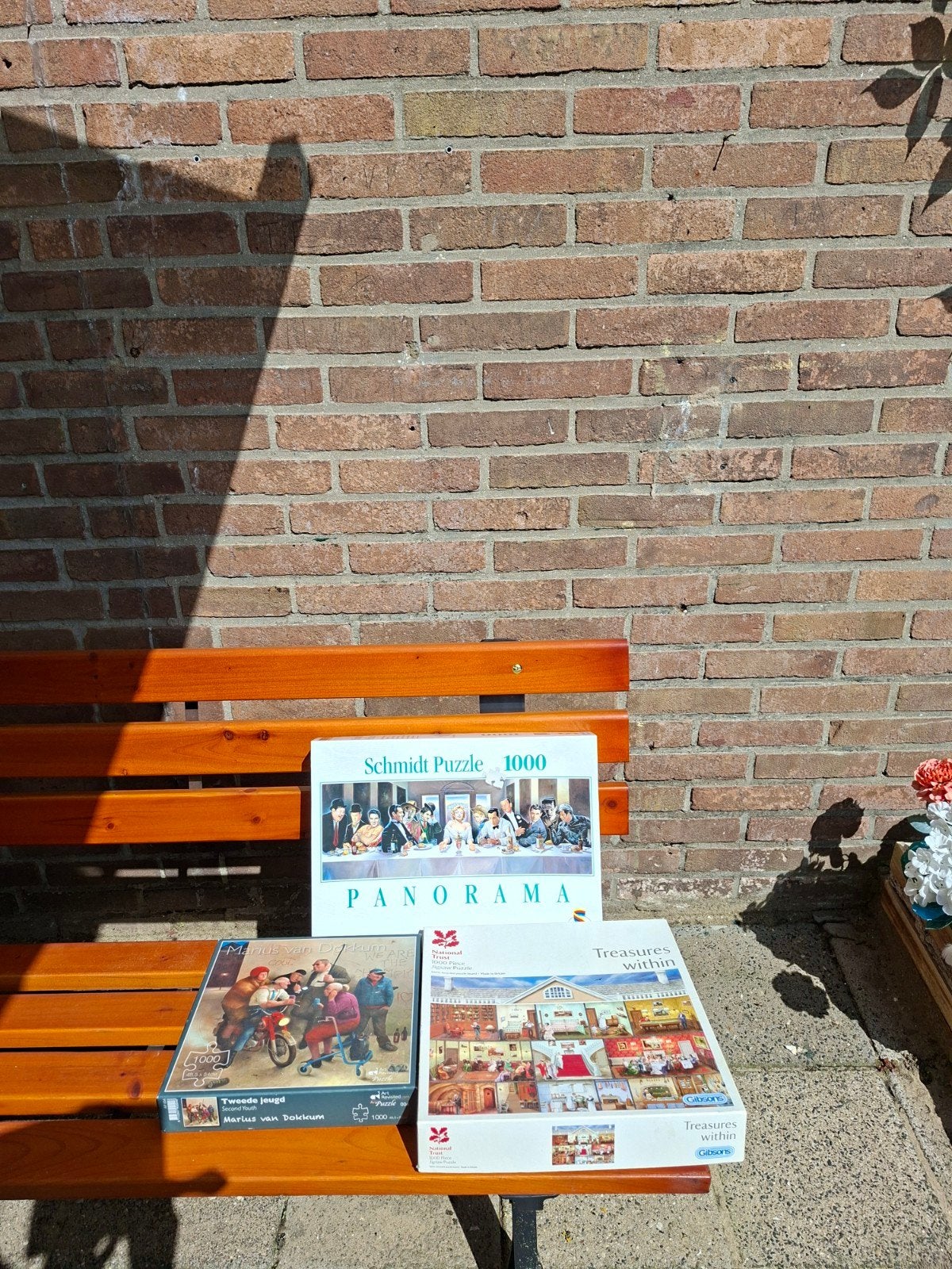 3 soorten legpuzzels  1000 stukjes, Ophalen, Zo goed als nieuw