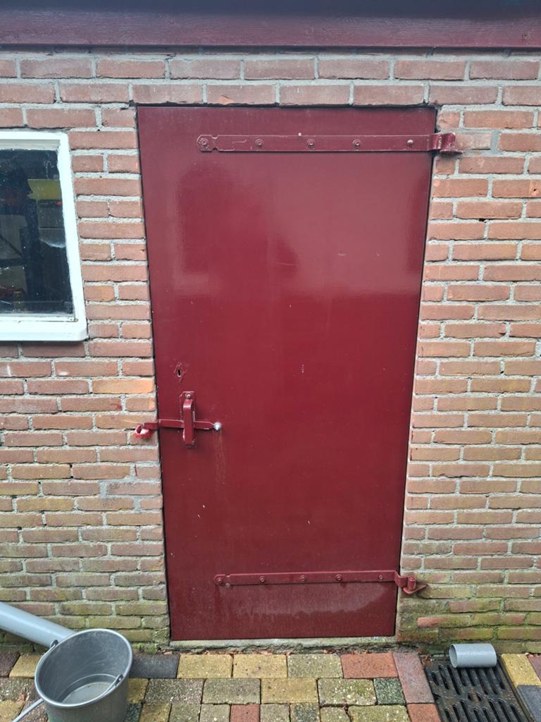 Te koop nette harde deur., Ophalen of Verzenden, Zo goed als nieuw, Binnendeur, 200 tot 215 cm