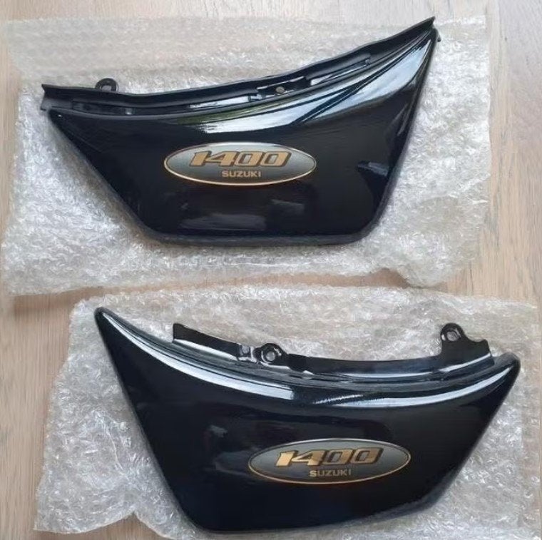 2 Suzuki Intruder VS1400 zijkappen zijdeksels zwart, Ophalen of Verzenden, Nieuw