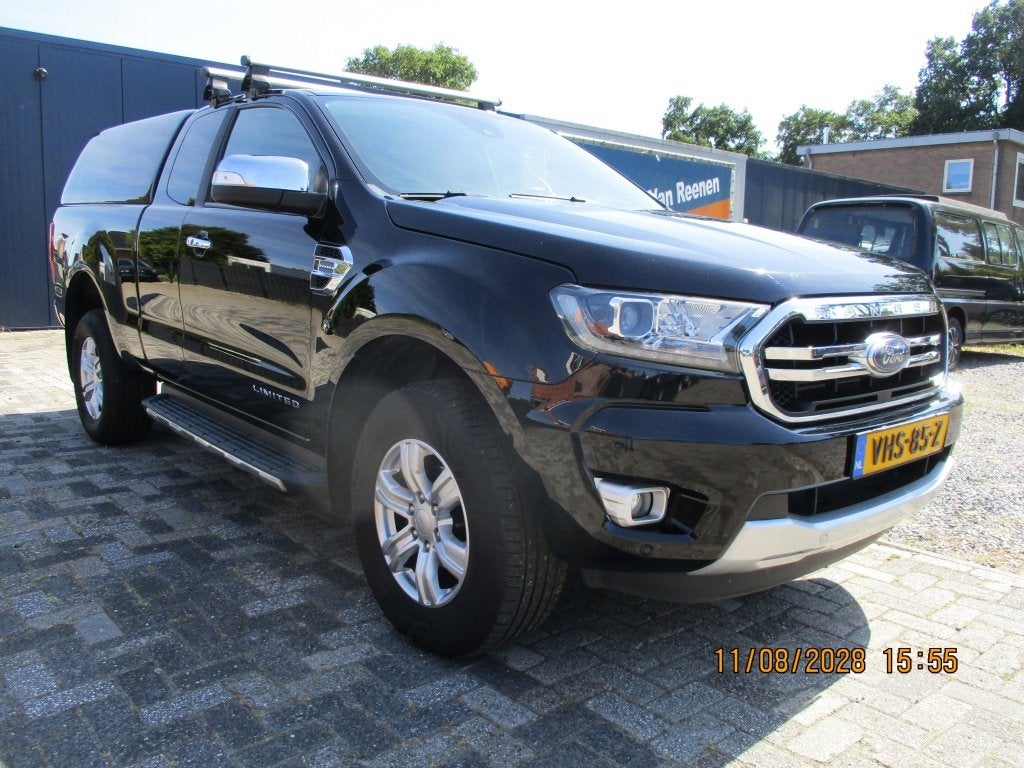 Ford Ranger 2.0 EcoBlue LTD S.C. (bj 2021), Auto's, Ford, Automaat, Automatische klimaatregeling, Gebruikt, 4 cilinders