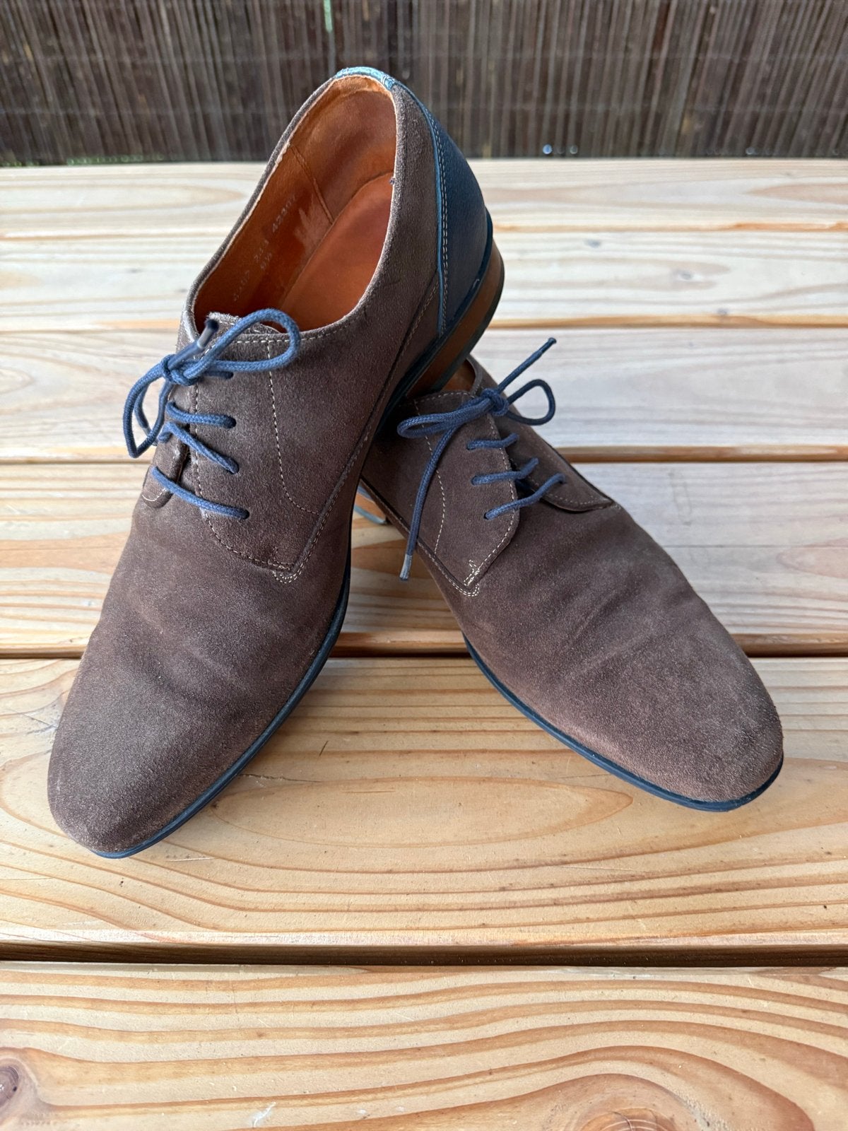 Van Lier schoenen bruin suede, Kleding | Heren, Ophalen of Verzenden