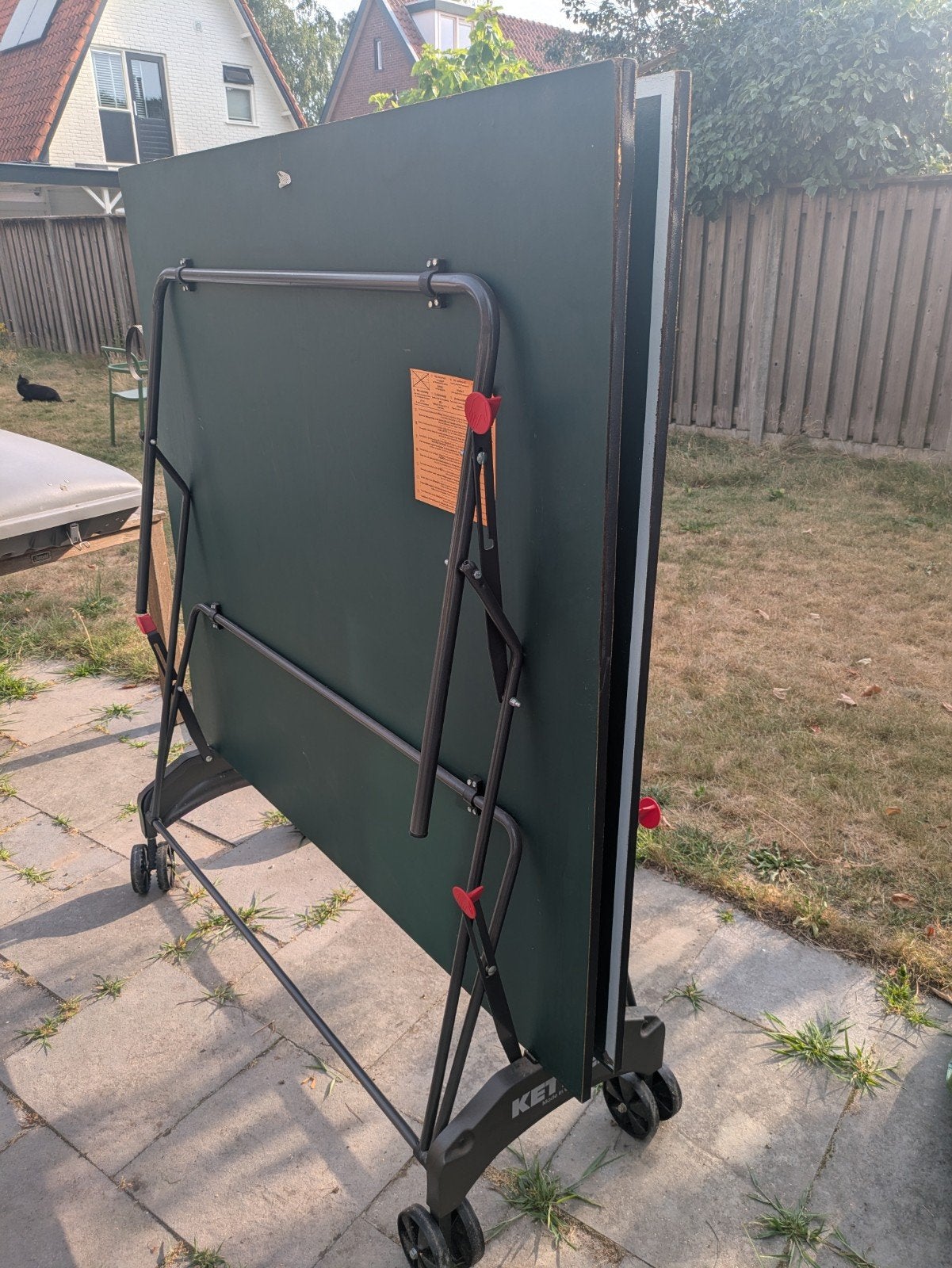 Kettler Tafeltennistafel - Inklapbaar en Verrijdbaar, Sport en Fitness, Tafeltennis, Ophalen, Gebruikt, Tafel Indoor, Verrijdbaar