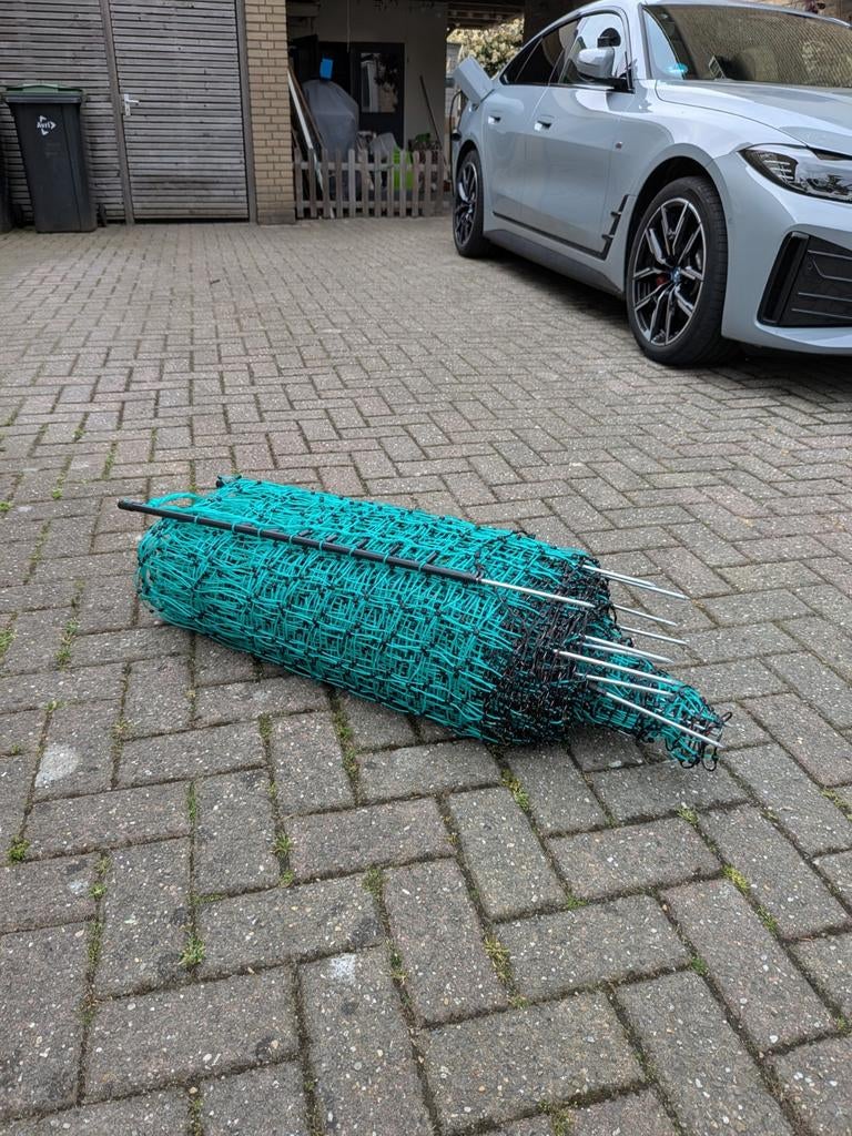 Schapennet 50m x 65cm - Ideaal voor hond of kind op camping, Tuin en Terras, Tuinhekken en Hekwerk, Ophalen, Zo goed als nieuw