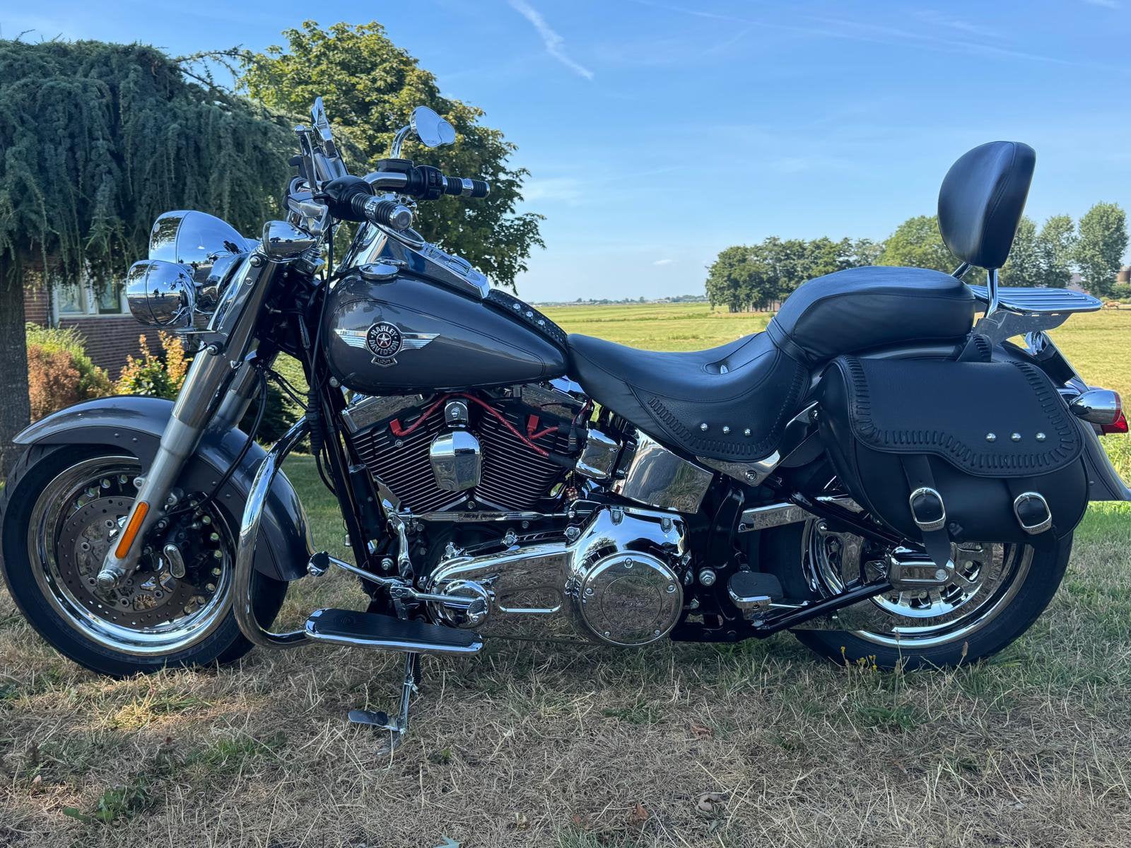 HARLEY DAVIDSON  FAT BOY FLSTFI 2016, 2 cilinders, Chopper, Gebruikt, Particulier
