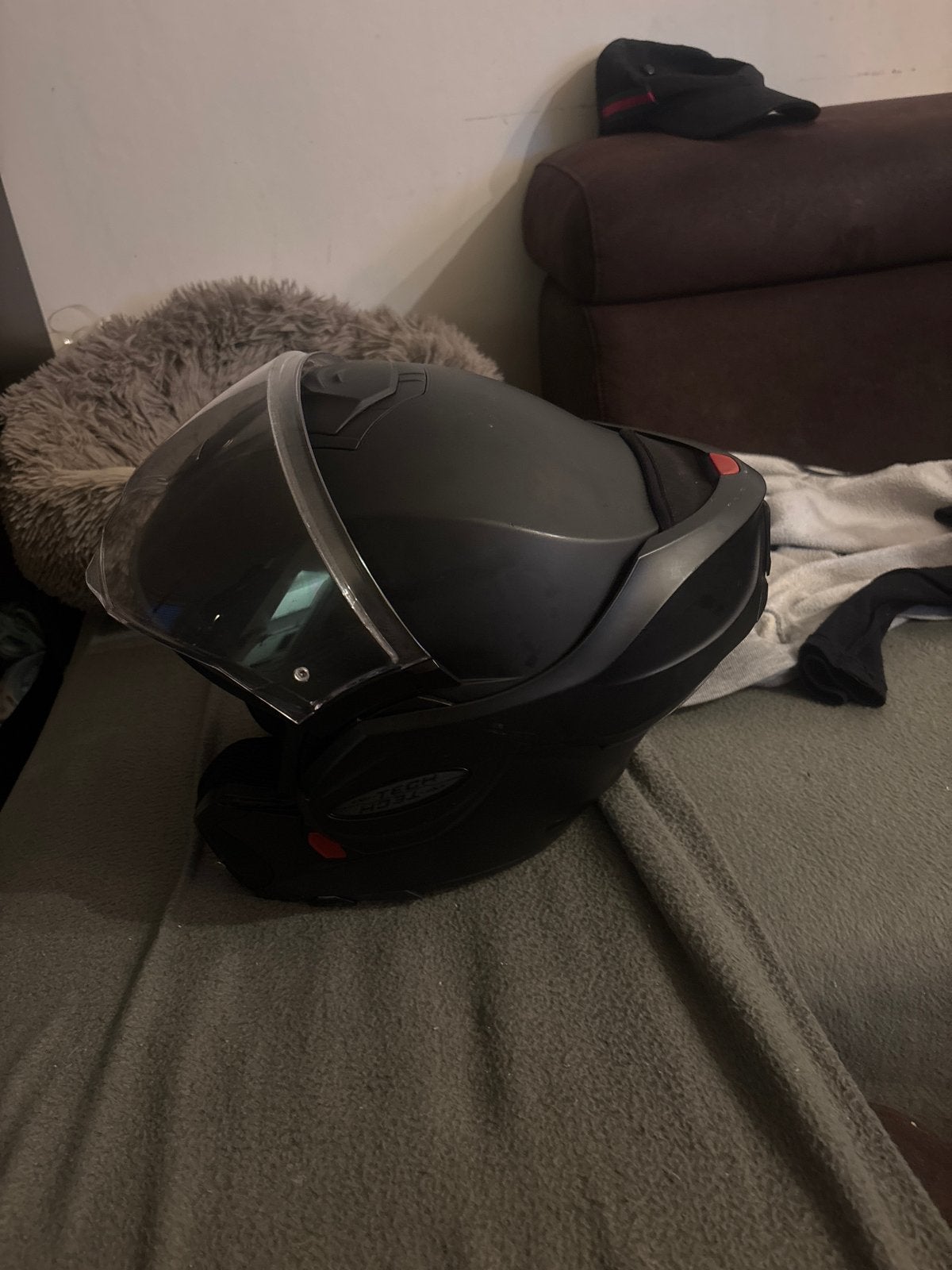 Scorpion helm mat zwart Maat M, M, Systeemhelm, Shark, Ophalen of Verzenden