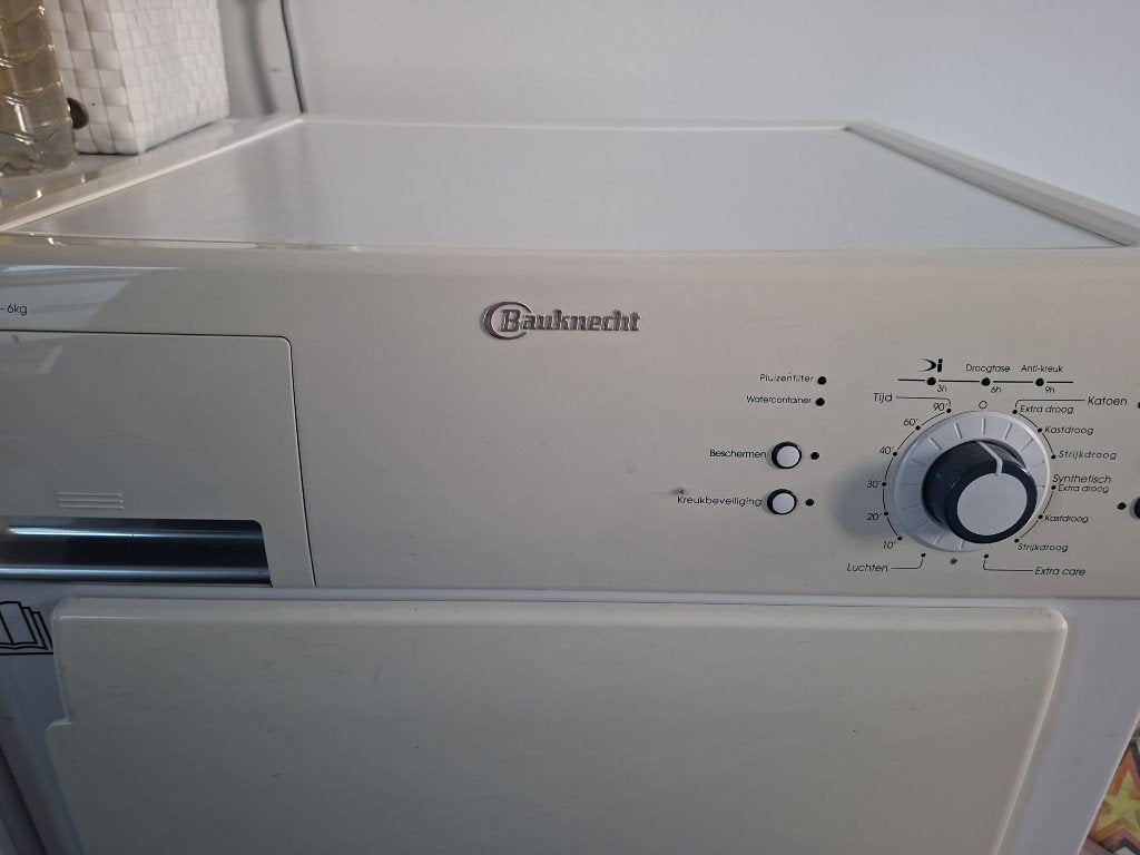 wasdroger Bauknecht, gratis af te halen, Witgoed en Apparatuur, Wasdrogers, Gebruikt, Condens, Voorlader, 85 tot 90 cm, Ophalen