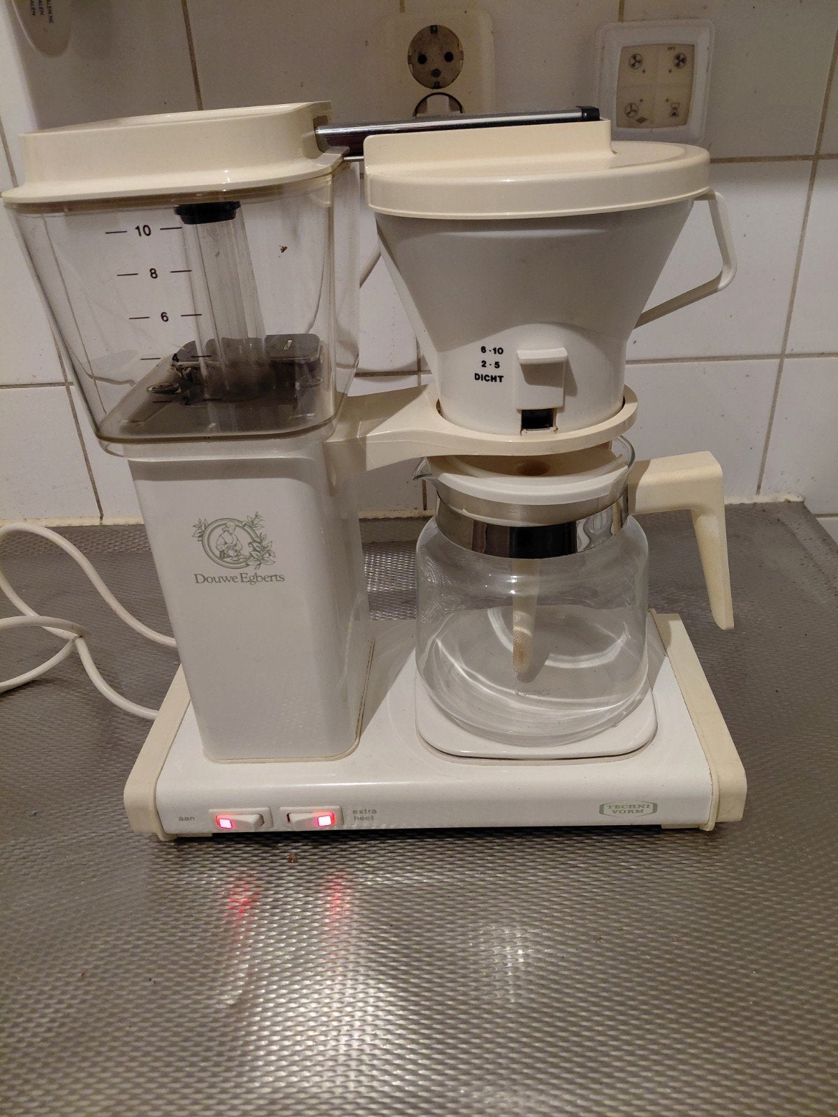 Douwe Egberts Technivorm Koffiezetapparaat, Witgoed en Apparatuur, Koffiezetapparaten, Gebruikt, 10 kopjes of meer, Koffiemachine