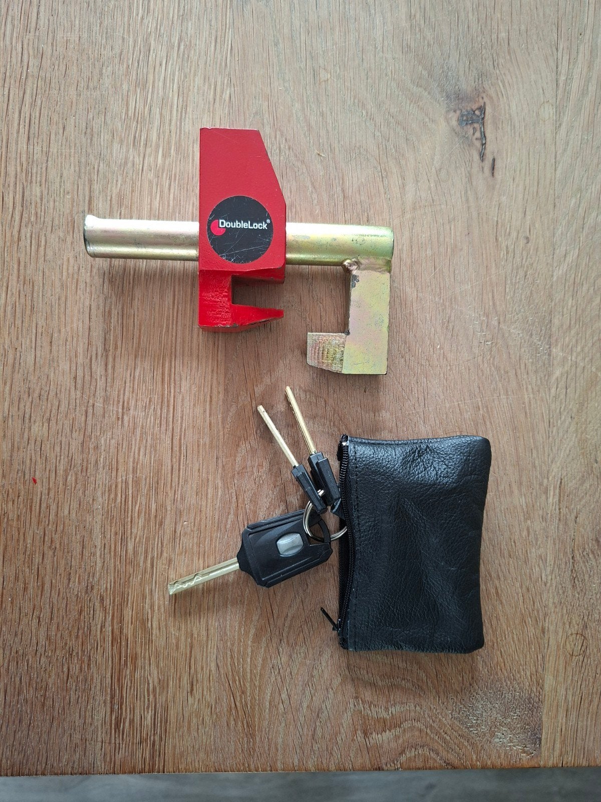 DoubleLock Compact Dissel slot met sleutels, Caravans en Kamperen, Kampeeraccessoires, Gebruikt, Ophalen of Verzenden