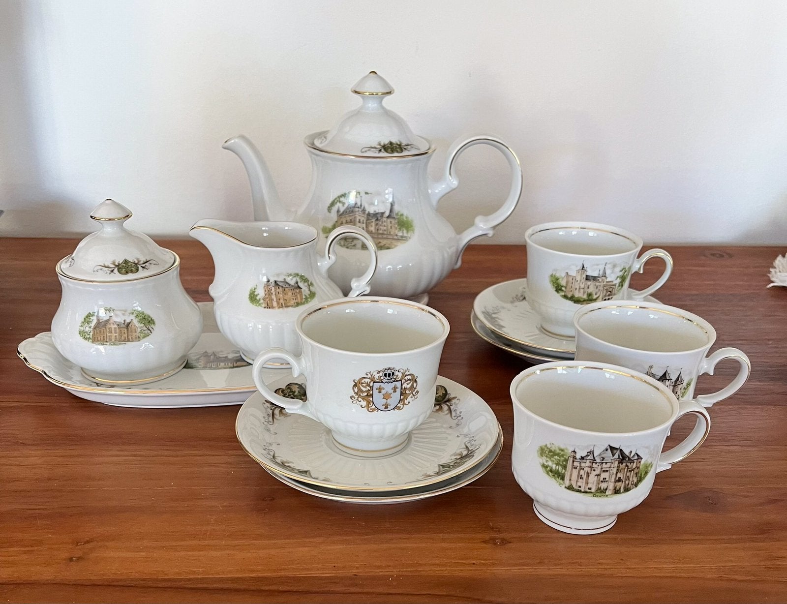 Bavaria Original Dutch Castles thee/ koffie servies 8x, Ophalen of Verzenden