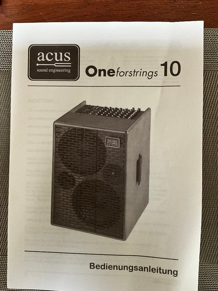 Acus  gitaar versterker, Muziek en Instrumenten, Ophalen, Zo goed als nieuw, Gitaar, 100 watt of meer
