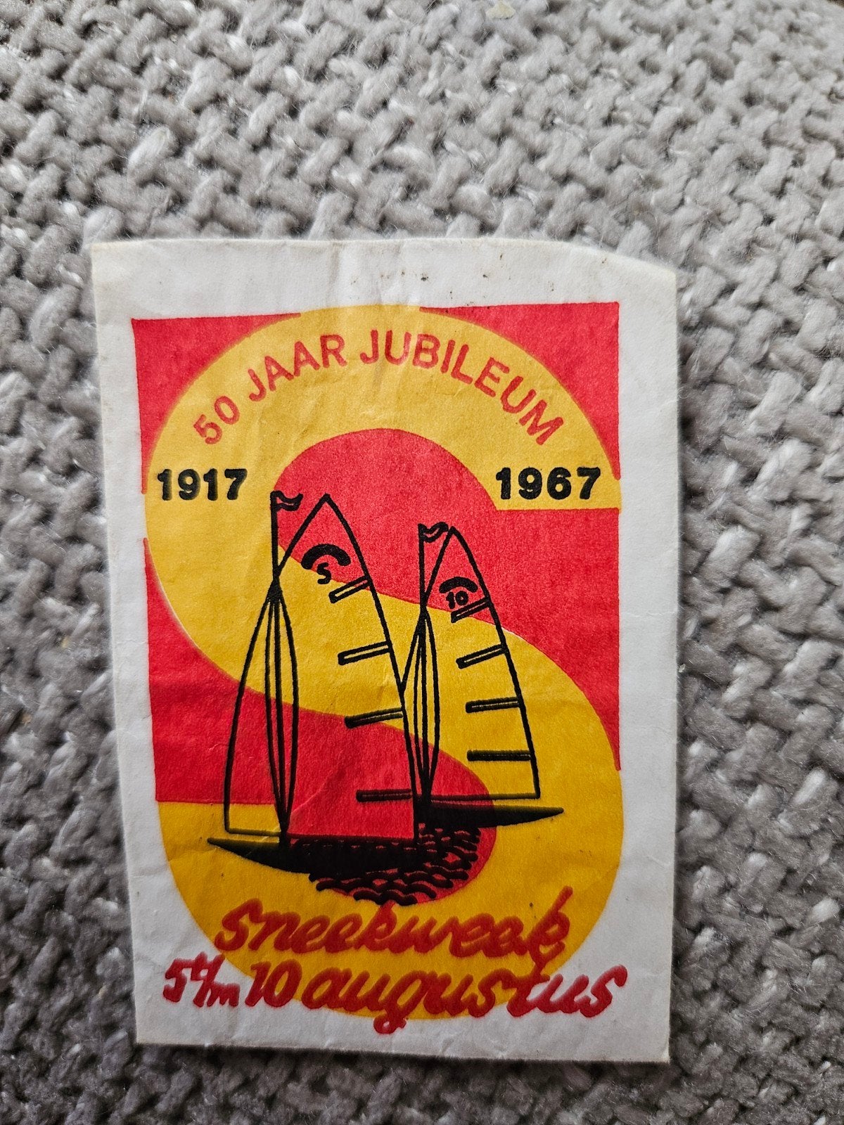 Sneekweek 50 Jaar Jubileum  1917-1967, Ophalen of Verzenden
